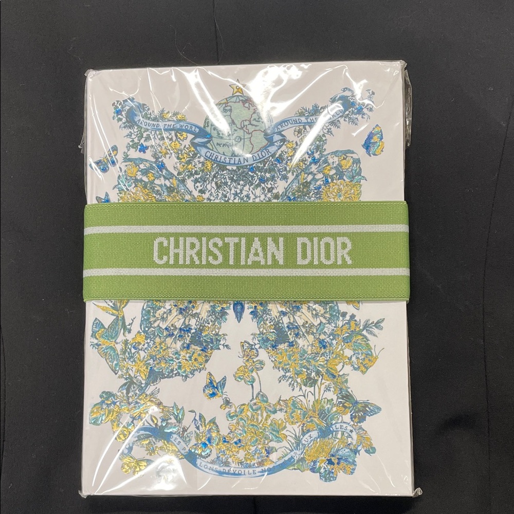 Christian Dior Around the World Journal with Elastic Band